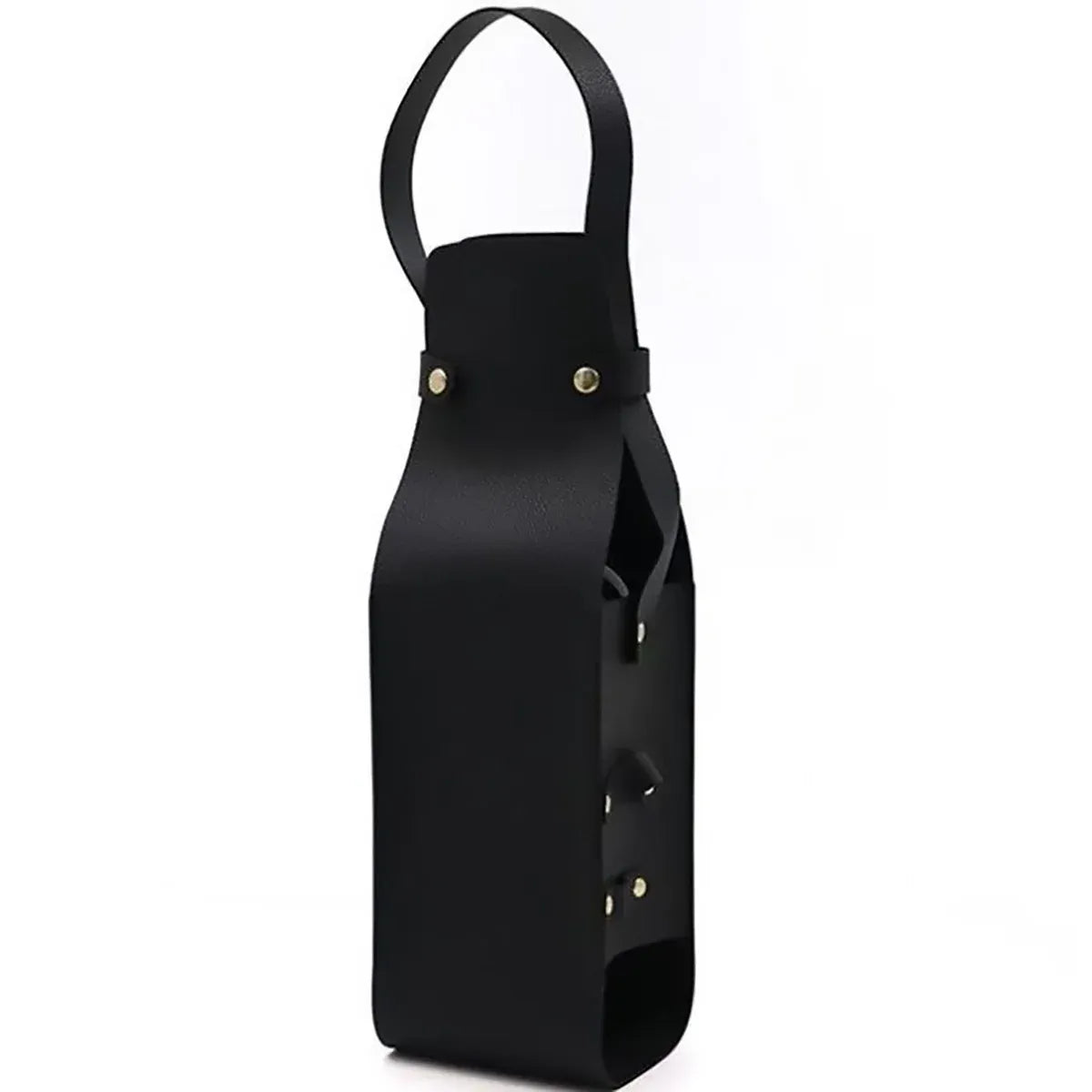 2PCS Wine Tote Bag PU Leather with Handle Durable for Party Gift
