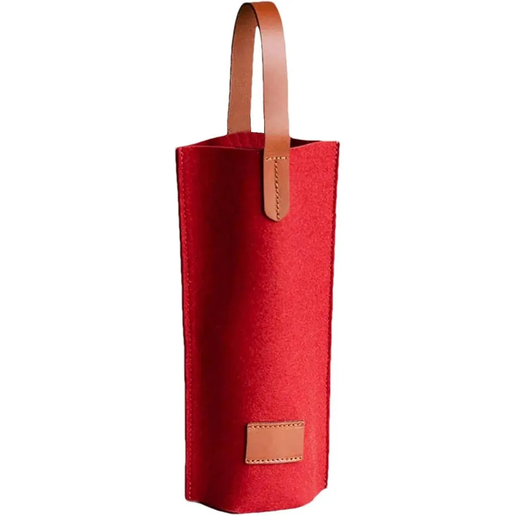 Wine Tote Bag Single Bottle Carrier with Handle High-End for Gift
