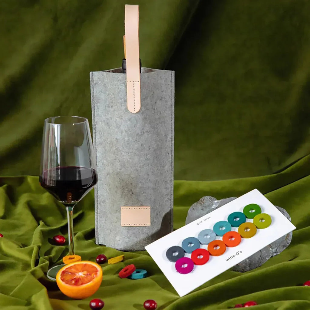 Wine Tote Bag Single Bottle Carrier with Handle High-End for Gift