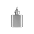 Mini Stainless Steel Keychain Hip Flasks, 3 Pack, 1 oz