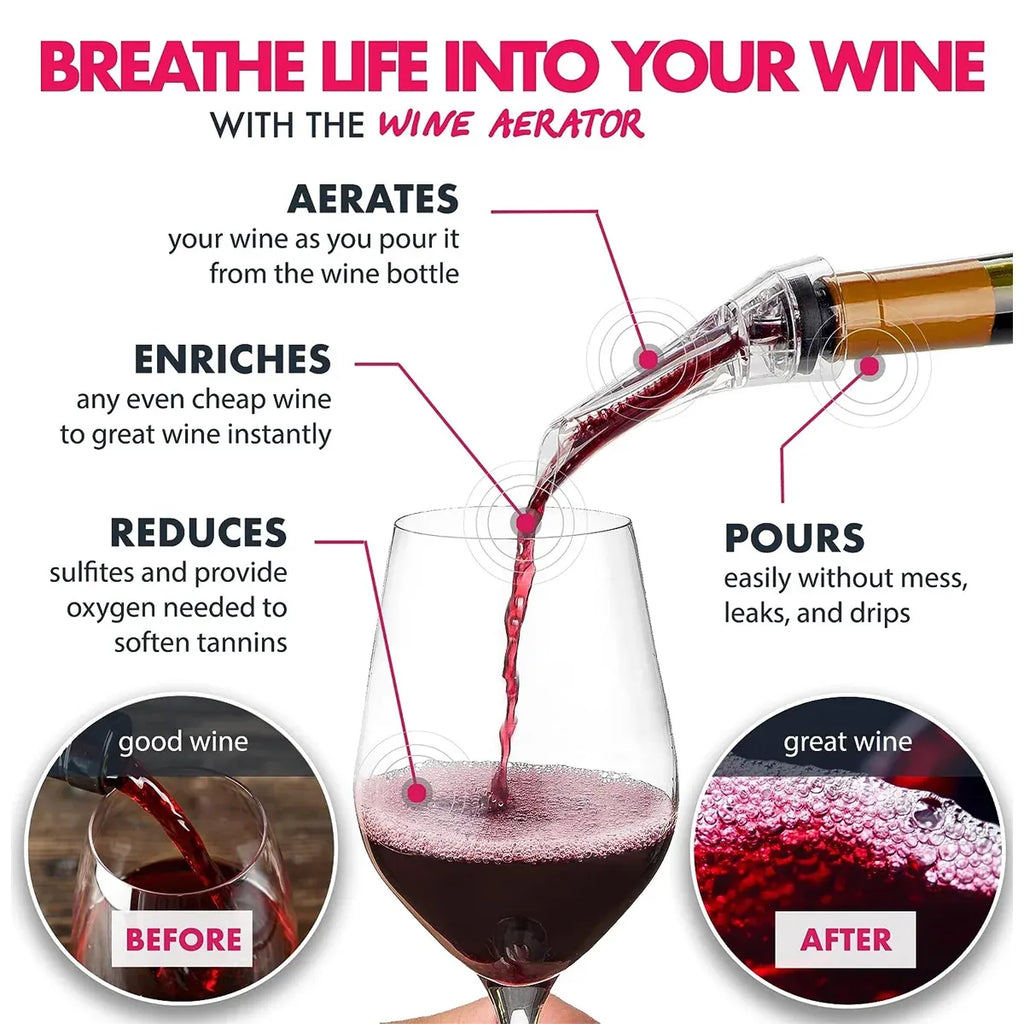 Red Wine Aerator Pourer with Gift Box