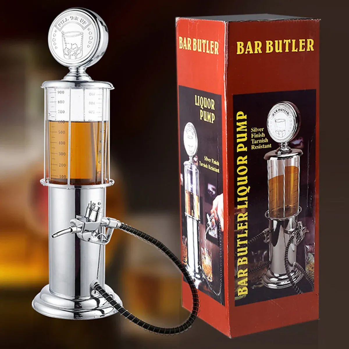 Push-Button Wine Dispenser, Single Head, 1 L