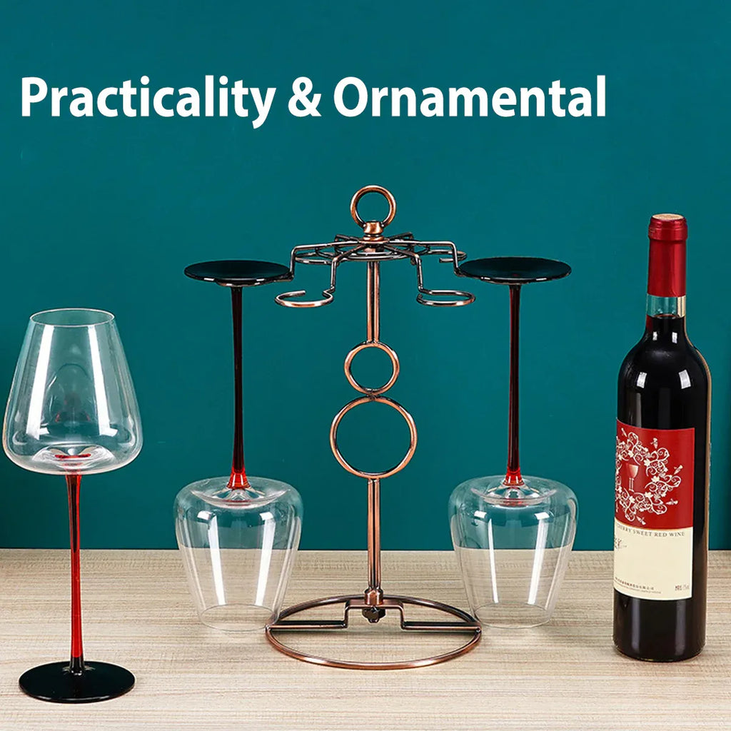 Wine Glass Rack Countertop Freestanding Stemware Rack Wine Glass
