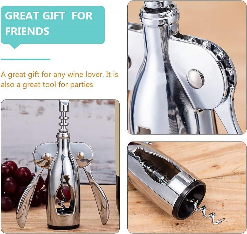 Zinc Alloy Winged Corkscrew and Bottle Opener