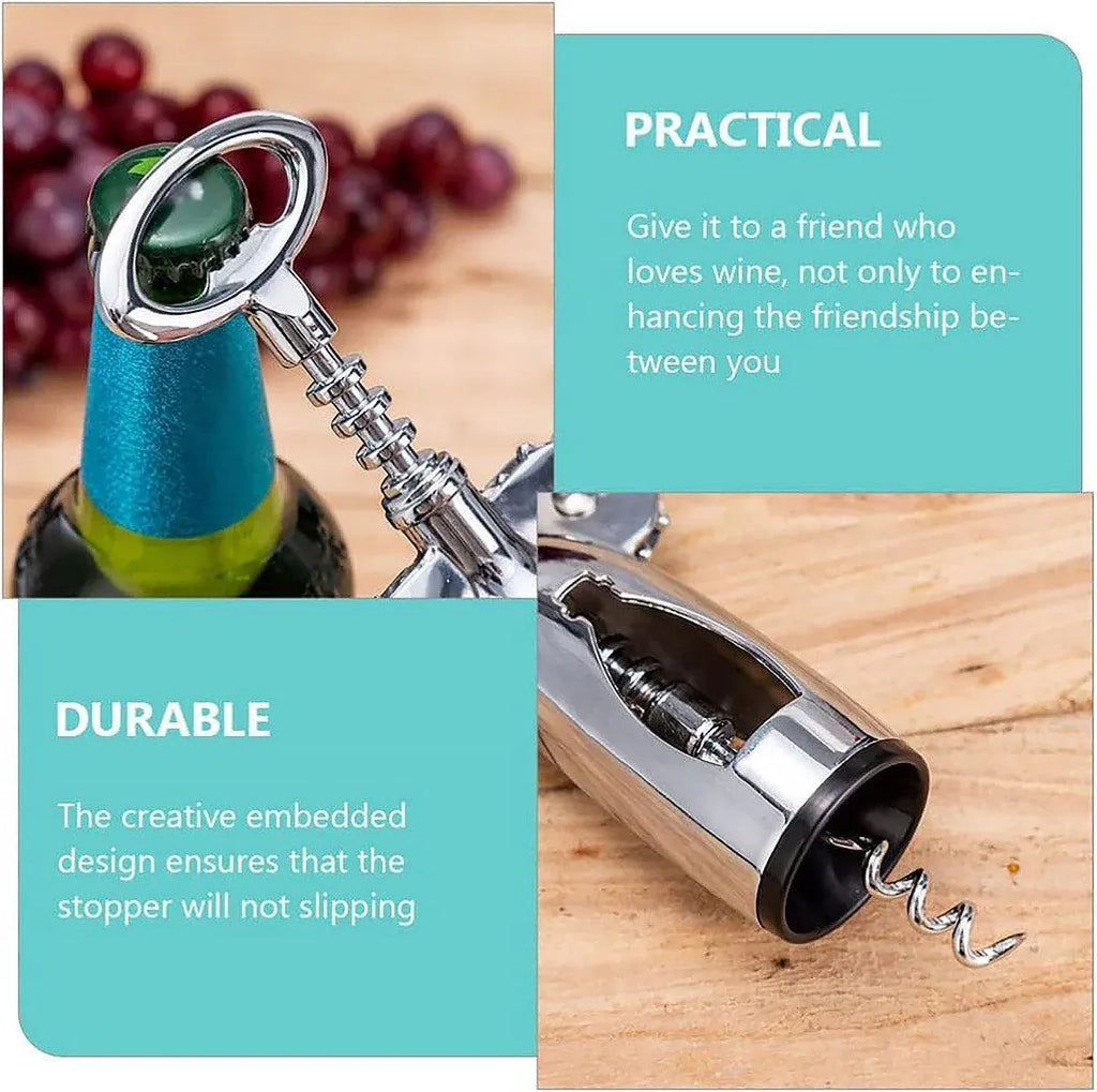 Zinc Alloy Winged Corkscrew and Bottle Opener