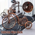 Vintage Tricycle Wine Rack, Holds 4 Bottles