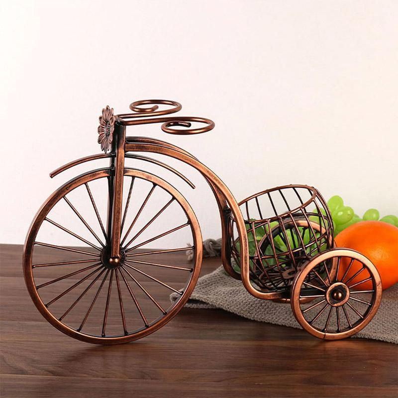 Vintage Tricycle Wine Rack, Holds 4 Bottles