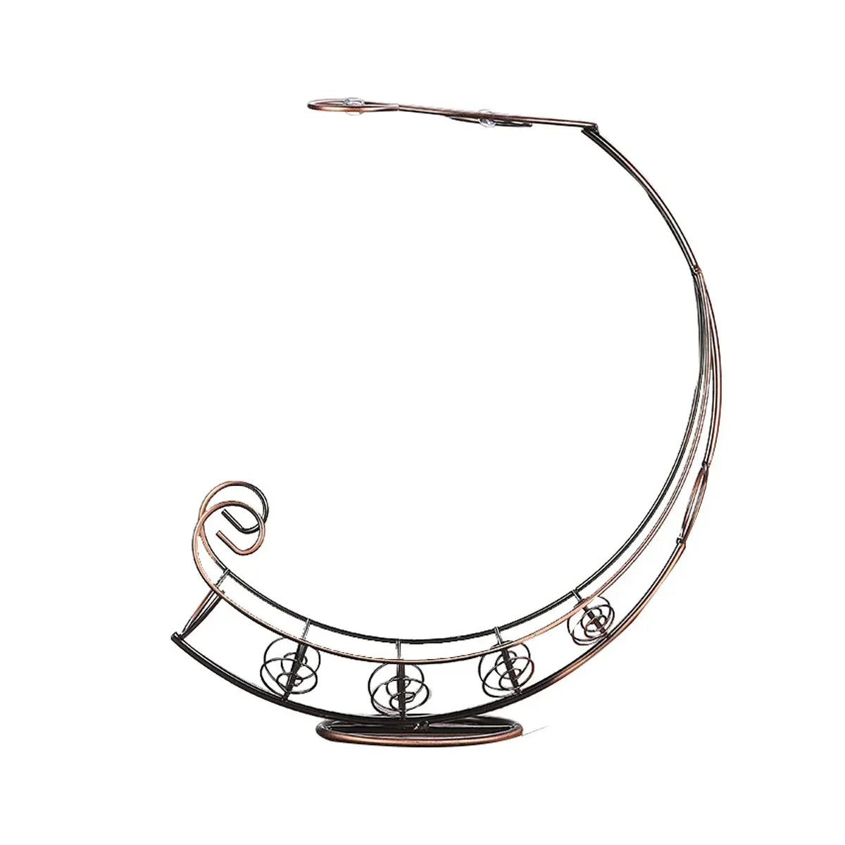 Pirate Ship Iron Wine Rack, 2 Bottles and 2 Glasses
