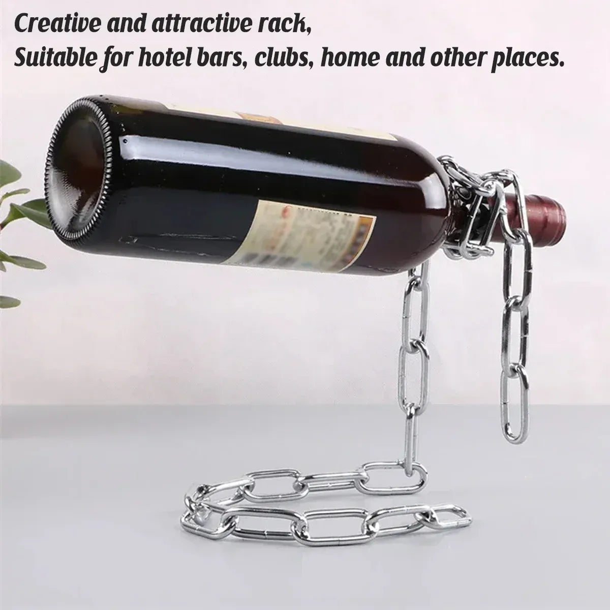 Floating Chain Wine Bottle Holder