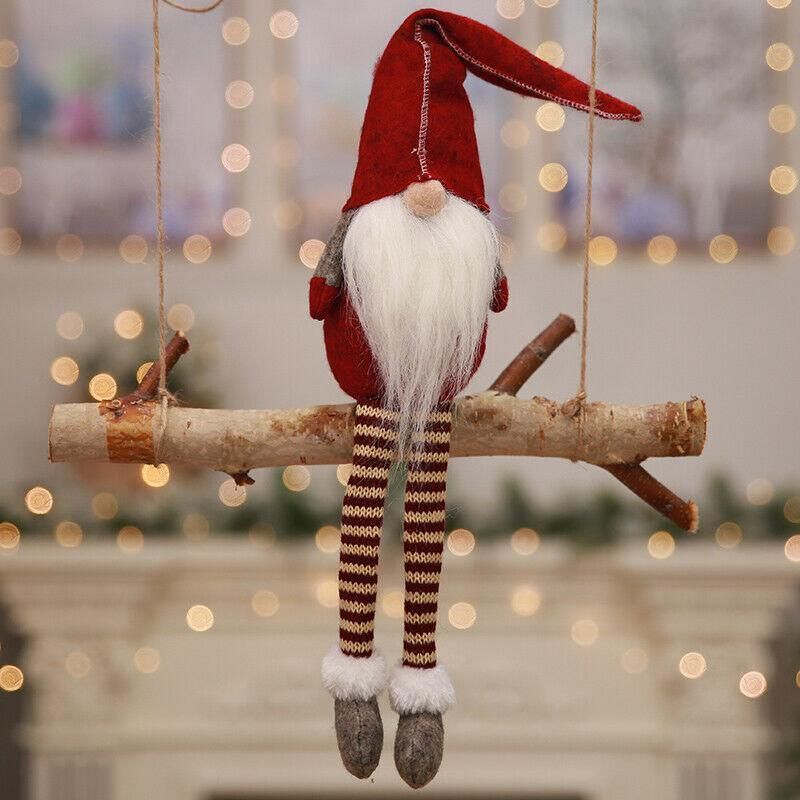 Faceless Santa Doll Christmas Decoration, 50 x 10 cm