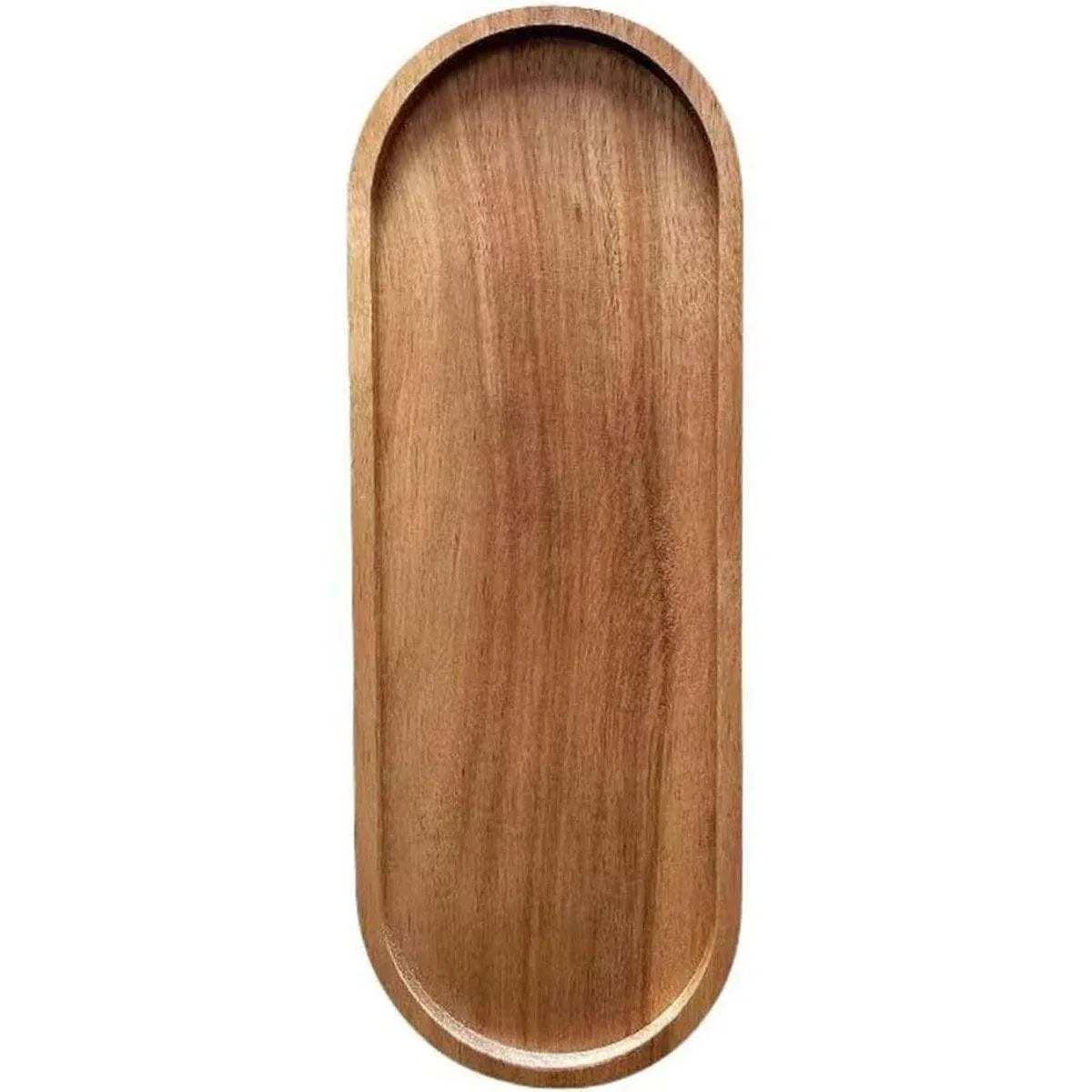 Brown Rectangular Serving Trays, 29 x 10.5 cm, Set of 8