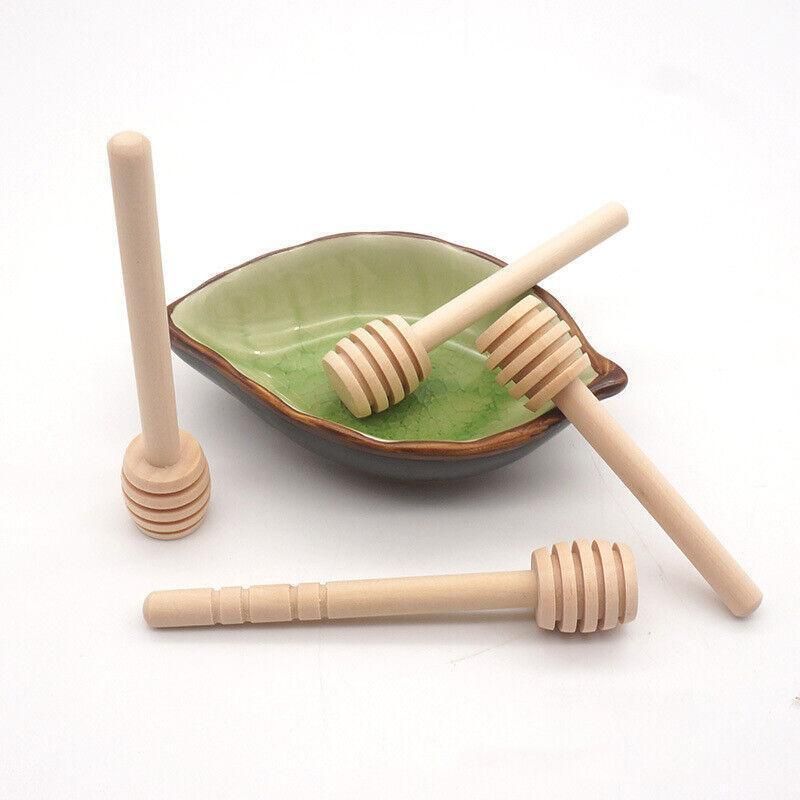 Mini Wooden Honey Dipper Sticks, Pack of 30