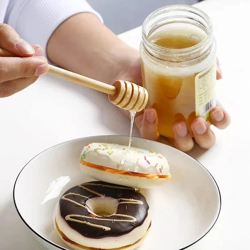 Mini Wooden Honey Dipper Sticks, Pack of 30