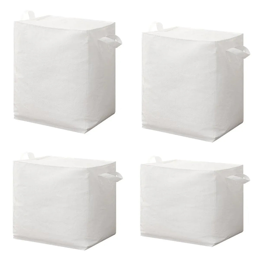 Large Woven Moving and Storage Bag with Zip, 180 L