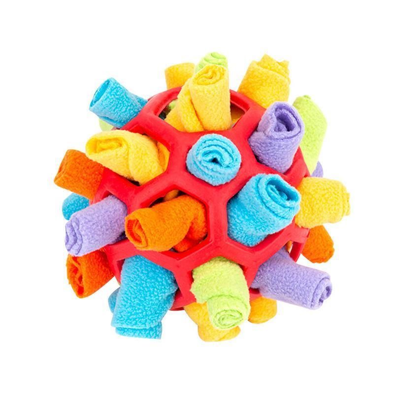 Snuffle Ball Dog Toy for Treat Dispensing and Nose Work Training Soft