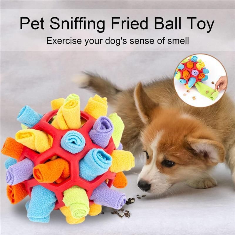 Snuffle Ball Dog Toy for Treat Dispensing and Nose Work Training Soft