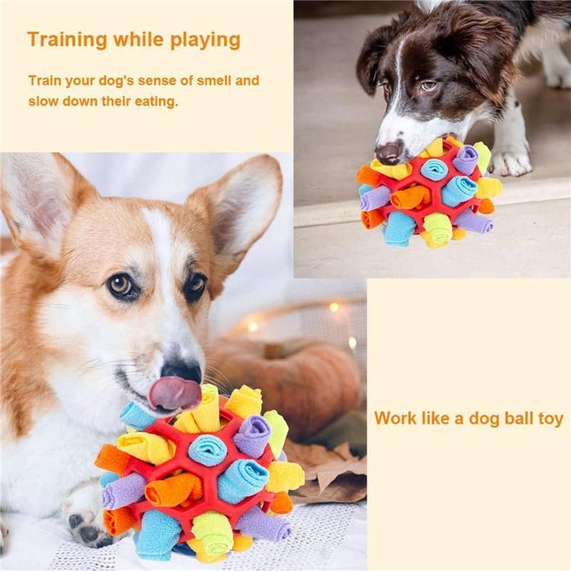 Snuffle Ball Dog Toy for Treat Dispensing and Nose Work Training Soft