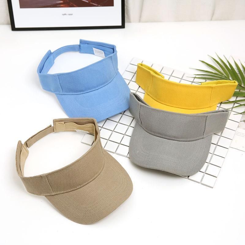Women Adjustable UV Protection Sport Visor Cap Beach Sun Hat New