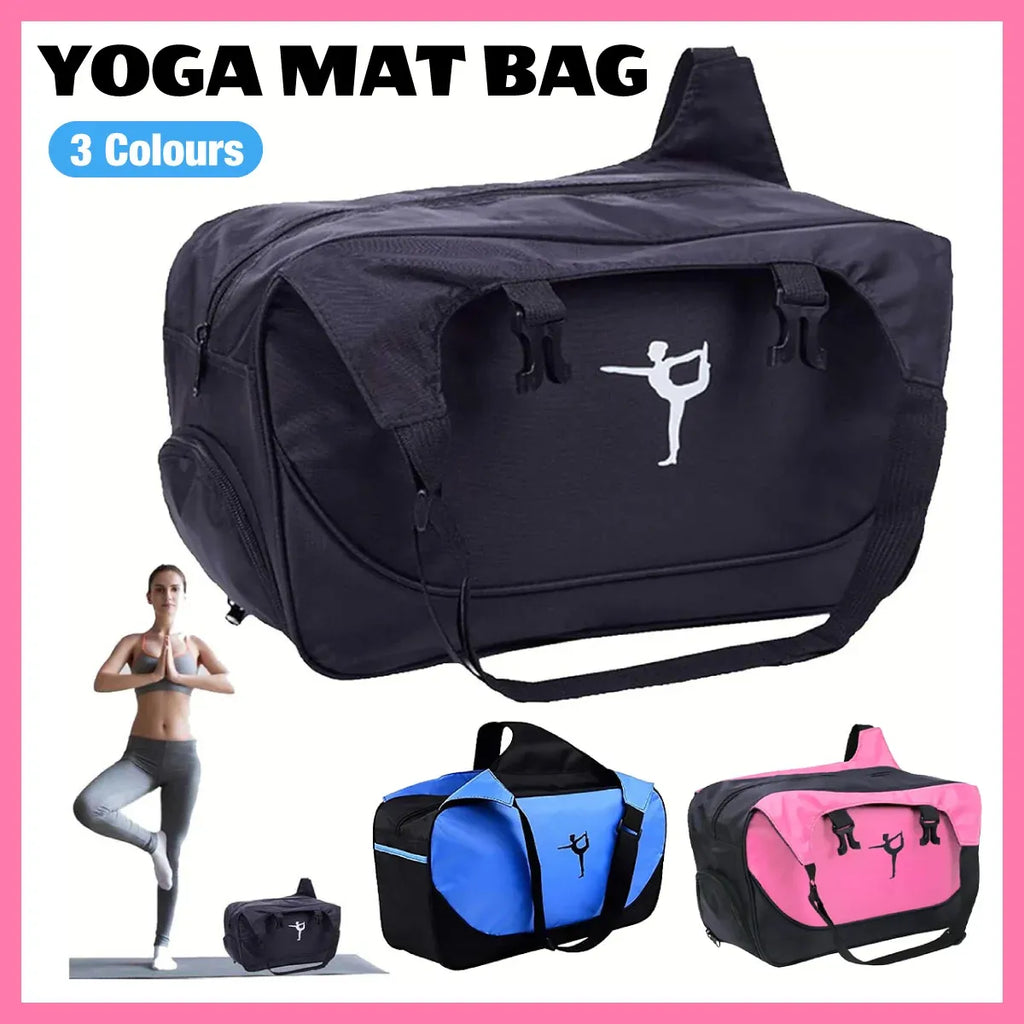 Yoga Mat Bag Large Capacity Sports Backpack Casual Gym Travel