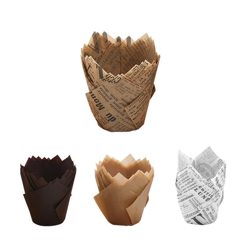 Grease-Proof Paper Cupcake Liners, Cowhide, 1000 Pack