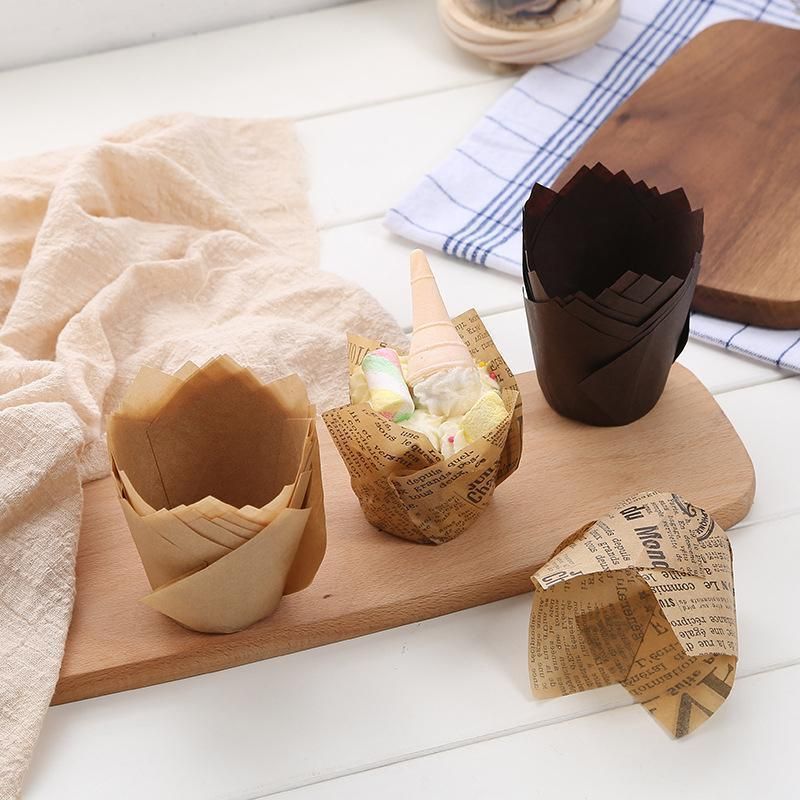 Grease-Proof Paper Cupcake Liners, Cowhide, 1000 Pack