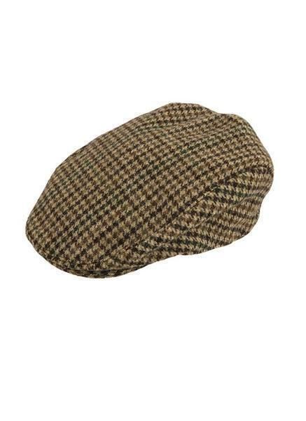 DENTS Abraham Moon Tweed Flat Cap Wool Ivy Hat Driving Cabbie