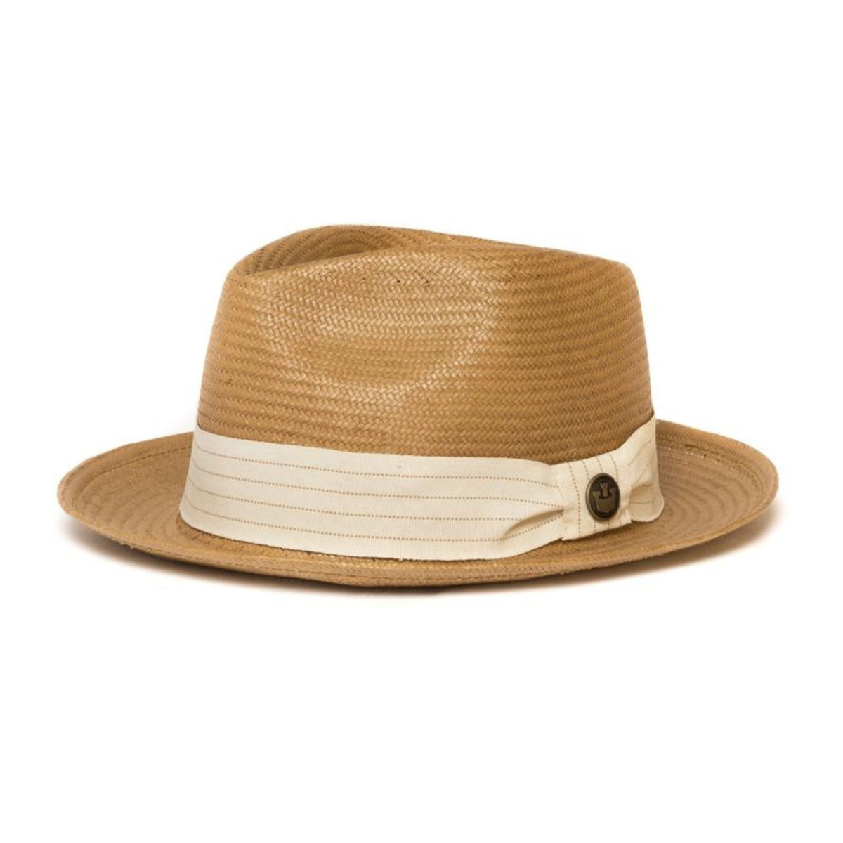 Goorin Brothers Mens Snare Straw Fedora Trilby Hat Panama Summer Beach