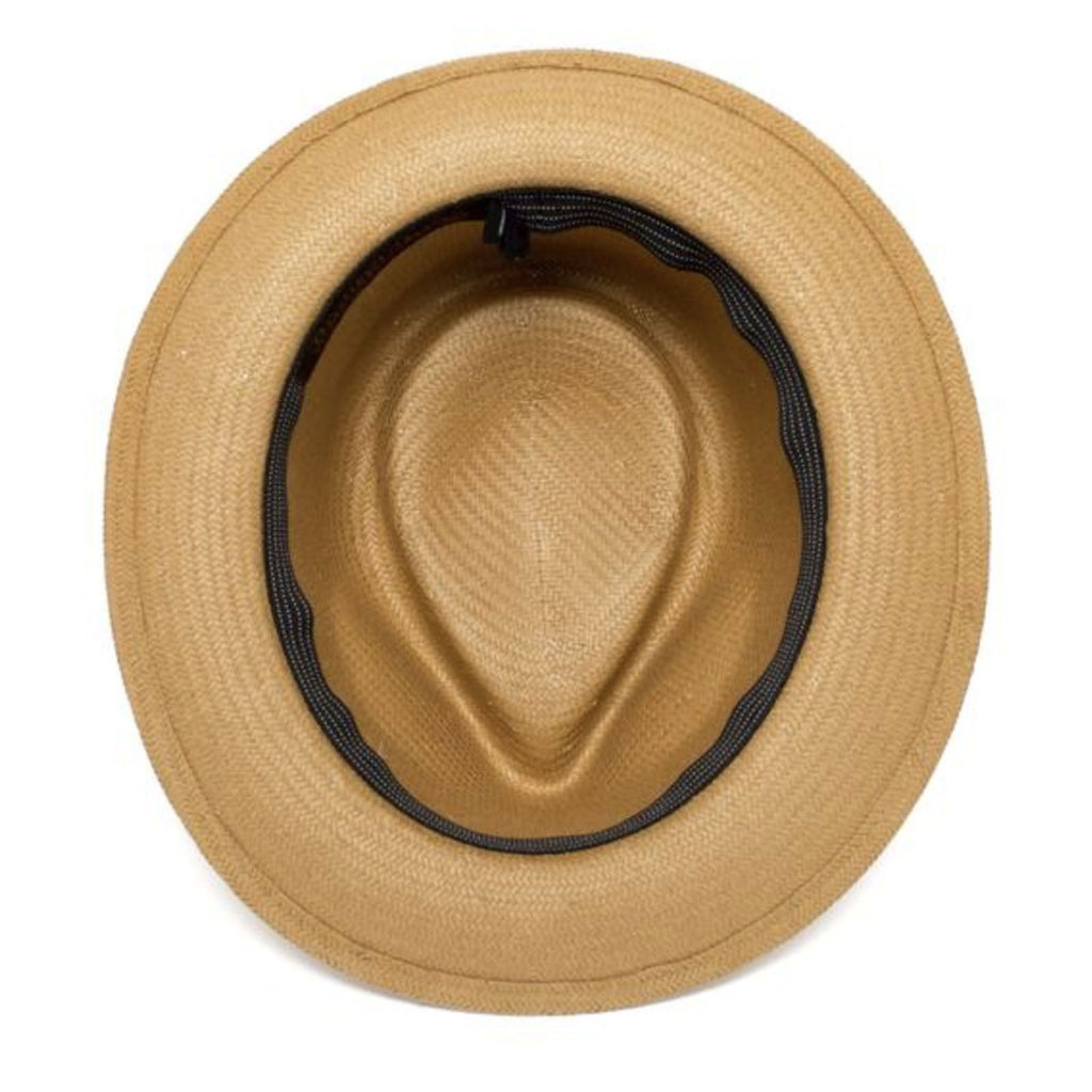Goorin Brothers Mens Snare Straw Fedora Trilby Hat Panama Summer Beach