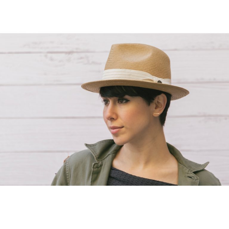 Goorin Brothers Mens Snare Straw Fedora Trilby Hat Panama Summer Beach