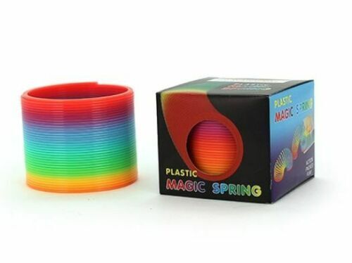 Rainbow Color Neon Colours Magic Spring Slinky Slinkie Psychedelic