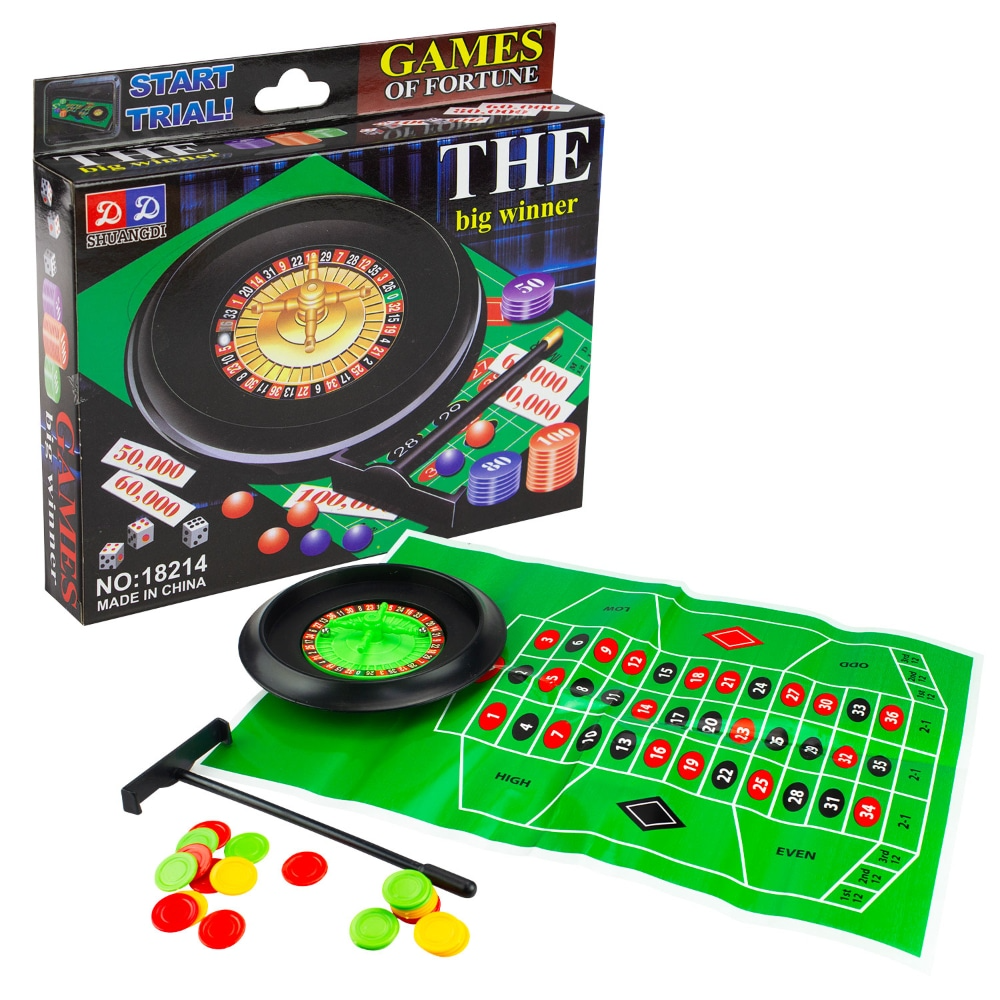 Games Of Fortune The Big Winner Wheel & Ball Game Casino Spinner Party