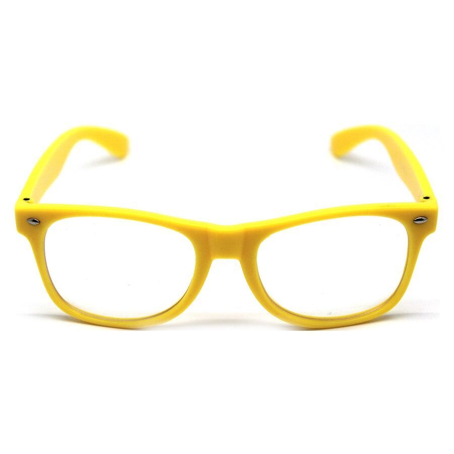 BR Costumes Green and Yellow Party Glasses, Set of 24