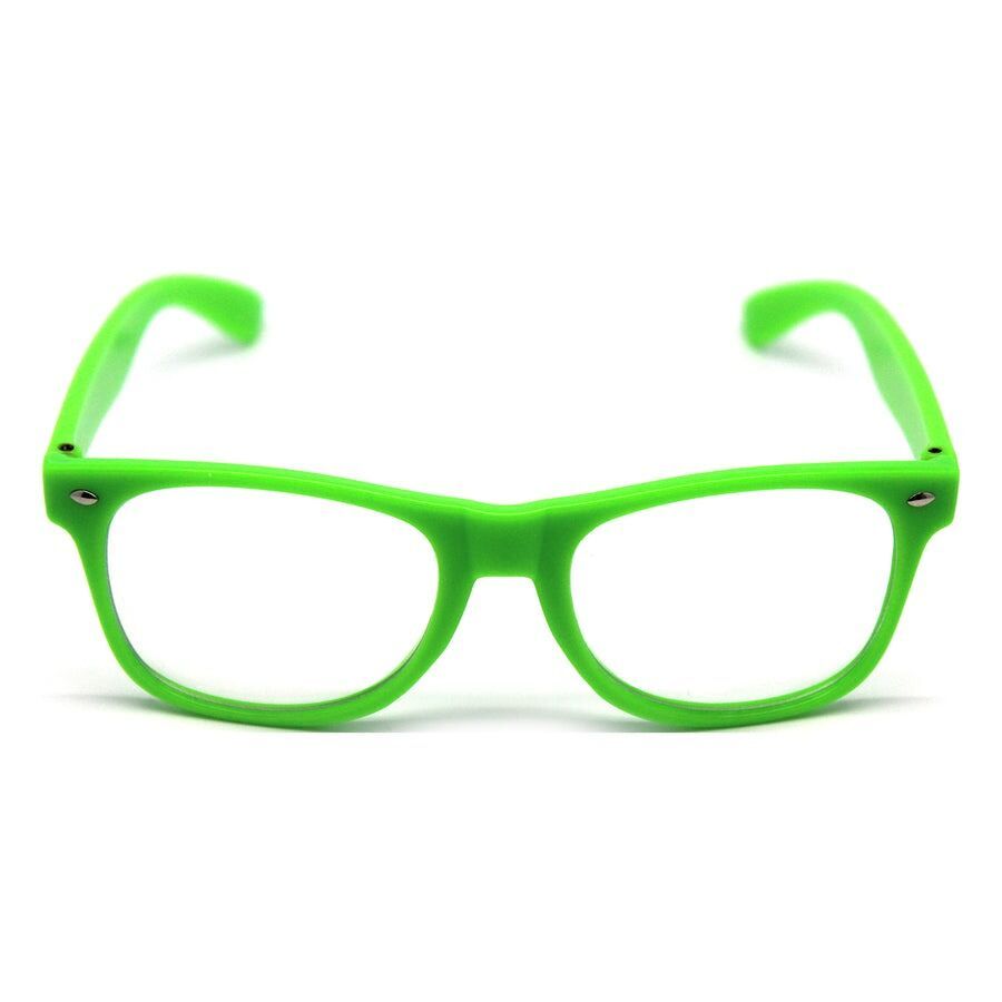BR Costumes Green and Yellow Party Glasses, Set of 24