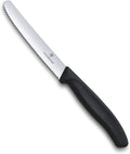 Victorinox Wavy Edge Steak and Tomato Knife, Black
