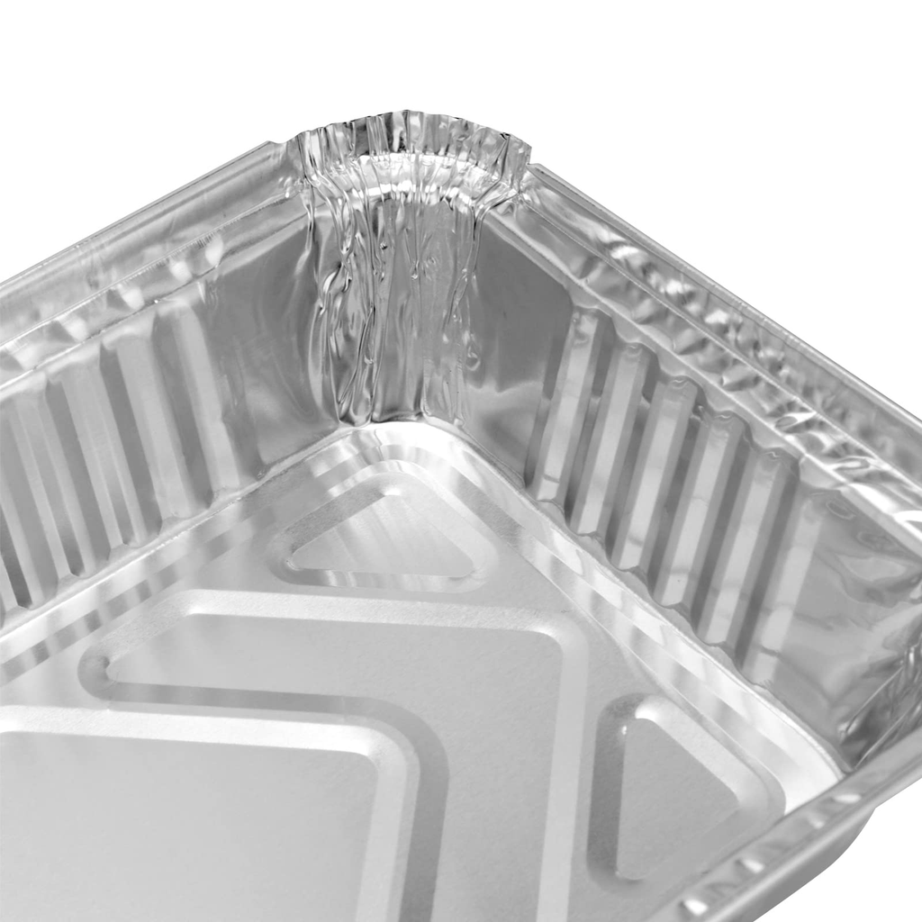 Kitchen Delights Aluminium Foil Trays, 52 x 32 x 8.5 cm, Pack of 48