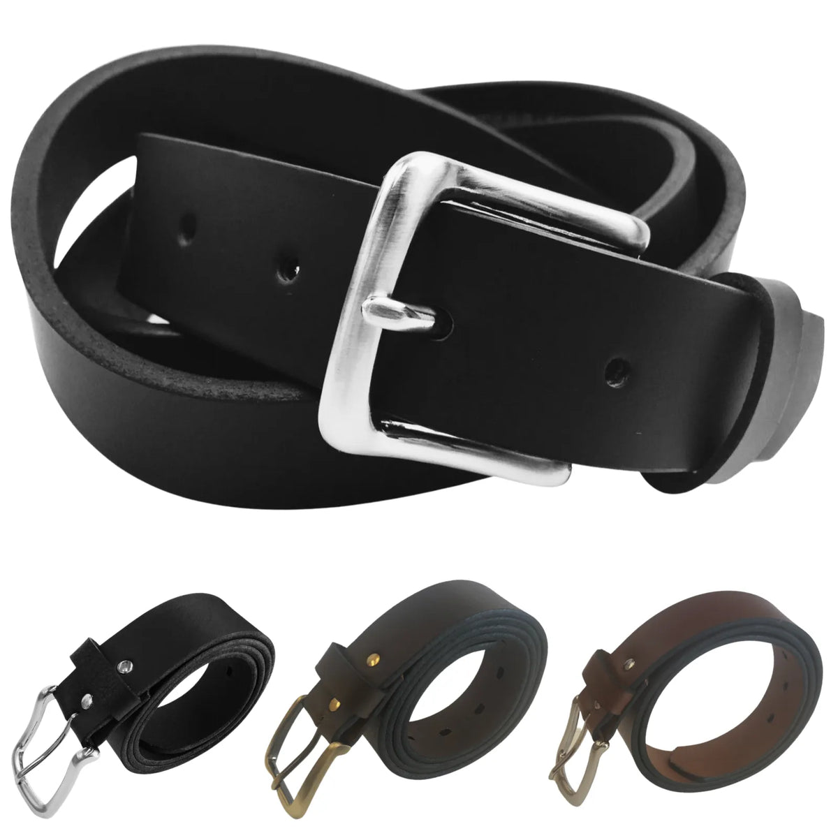 Genuine Full Grain Leather Belt Mens Jeans MADE IN AUSTRALIA Premium