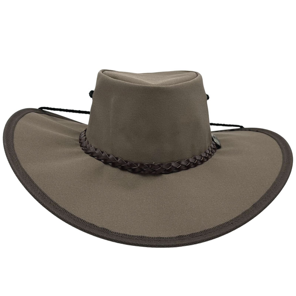 JACARU Full Canvas Parks Explorer Sun Hat Water Resistant Wide Brim