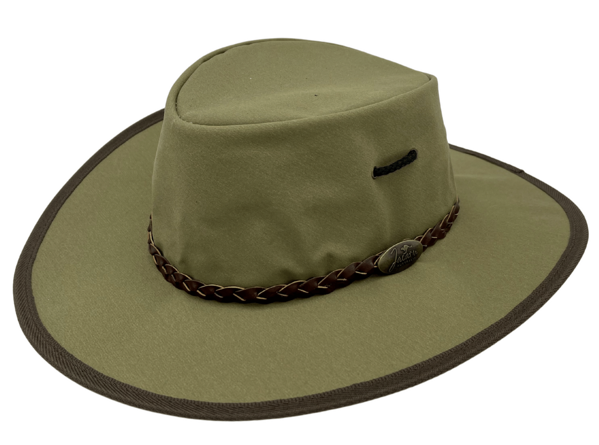 JACARU Full Canvas Parks Explorer Sun Hat Water Resistant Wide Brim