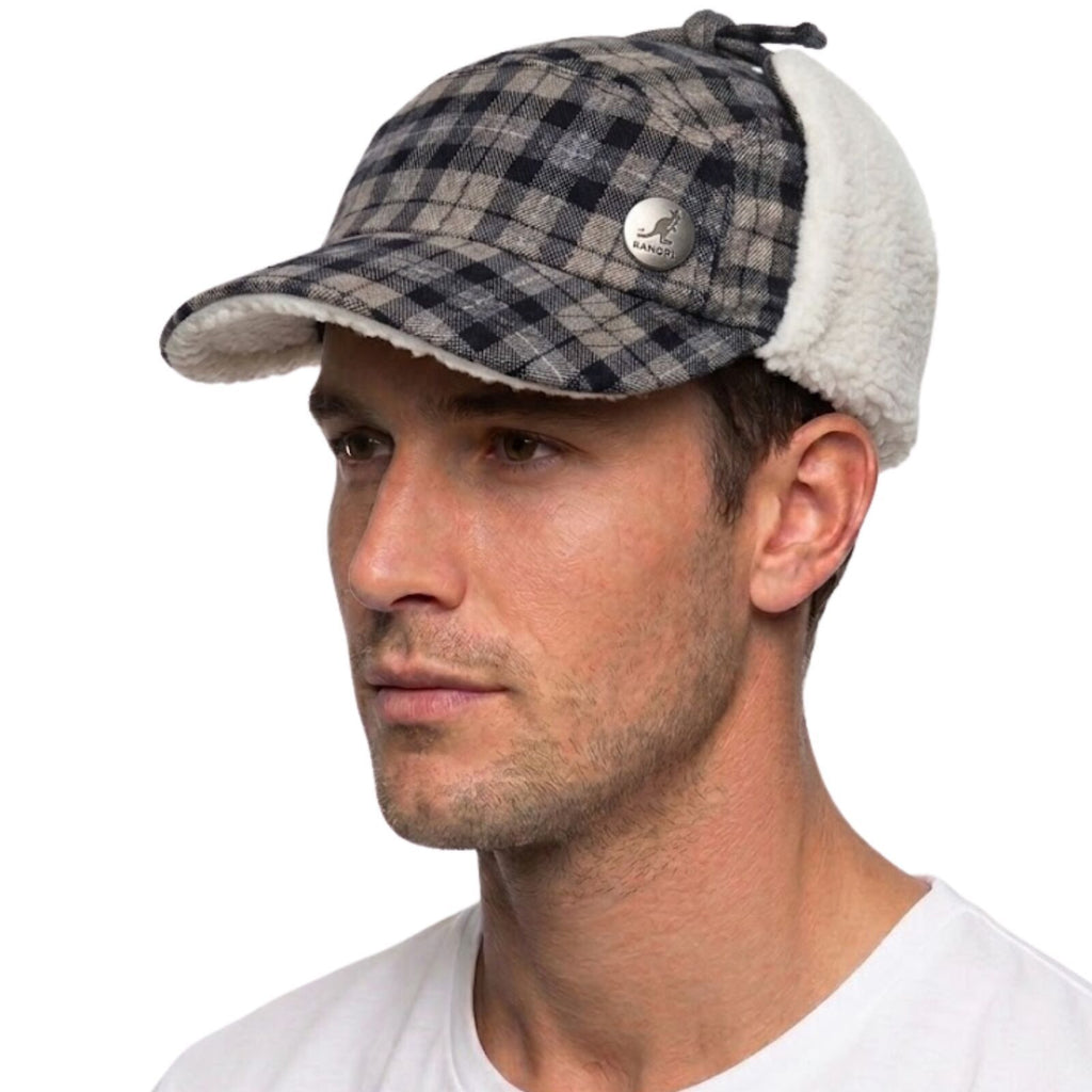 Plaid Supre Trapper Ushanka Hat Sherpa Lined Winter Ear Flap Cap
