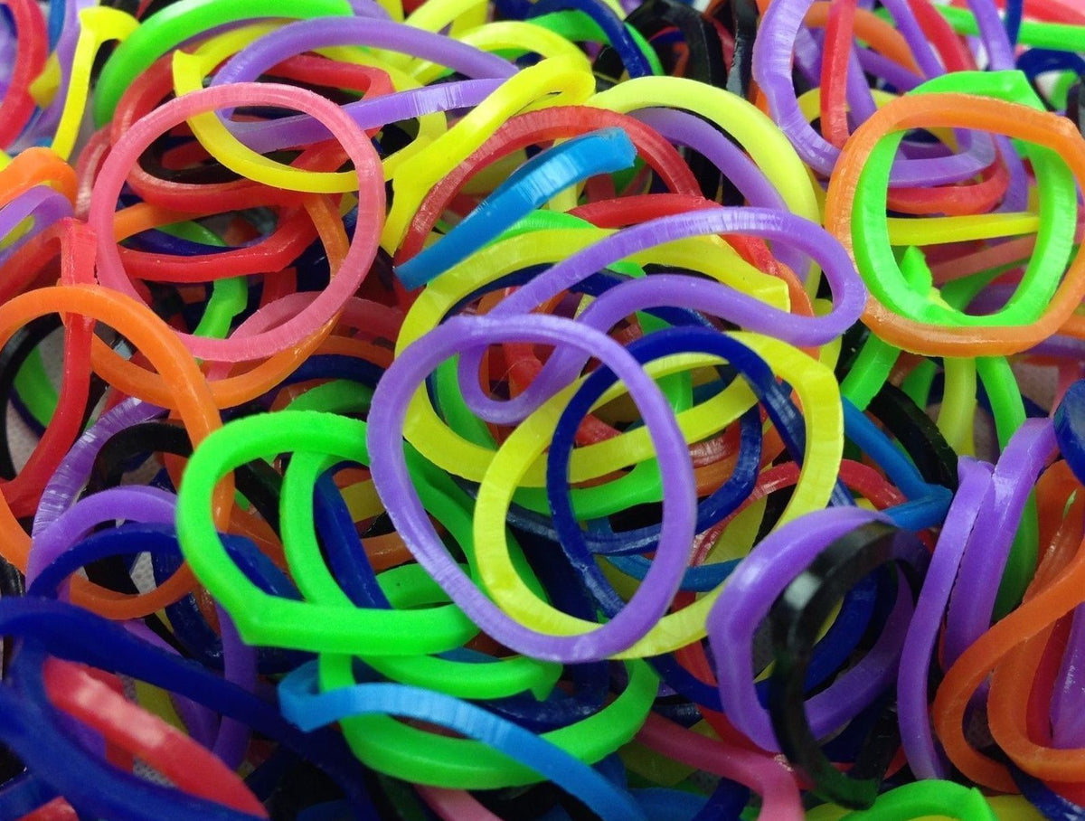 4800 LOOM BANDS Rubber Refill Kit DIY Magical Bracelet 192 S Clips 16