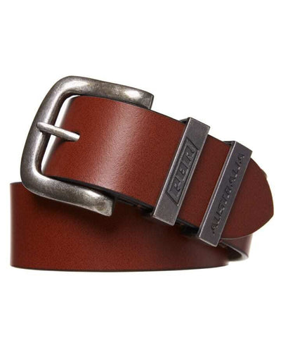 Mens Metal Loop Genuine Buffalo Leather Belt Dual Size