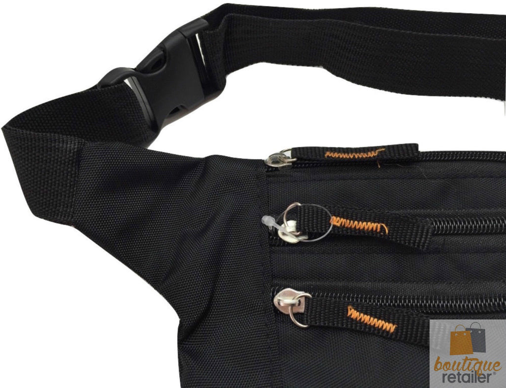 Travel Money Belt Passport Wallet Pouch Card Waist Credit Card Holder