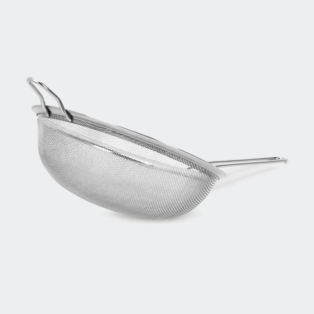 BR Home Stainless Steel Mesh Strainer with Rest Hook, 18 cm