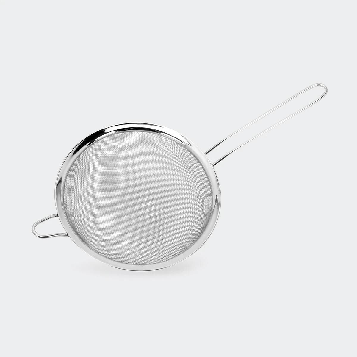 BR Home Stainless Steel Mesh Strainer with Rest Hook, 18 cm