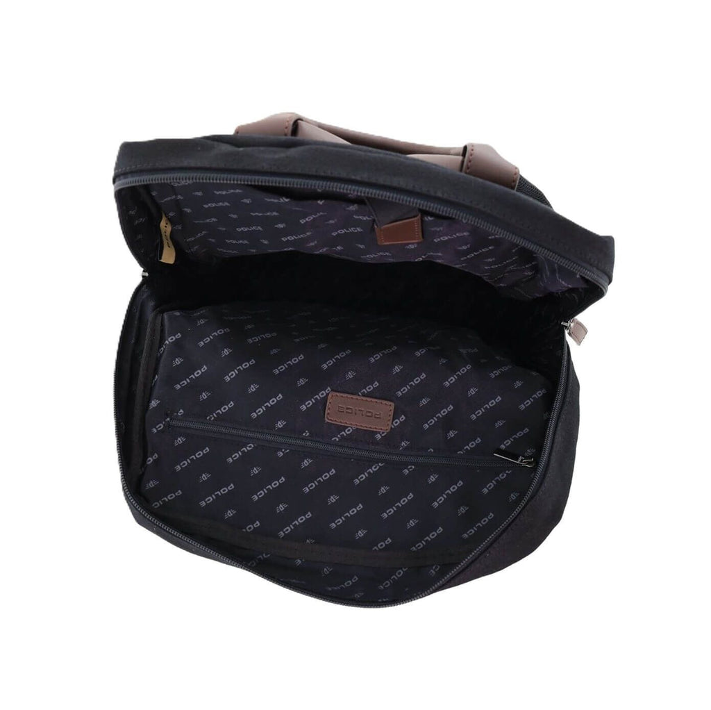POLICE Wings Mens Canvas Backpack Bag