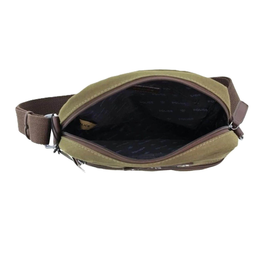 POLICE Wings Canvas Mens Messenger Business Bag w/ Laptop Computer