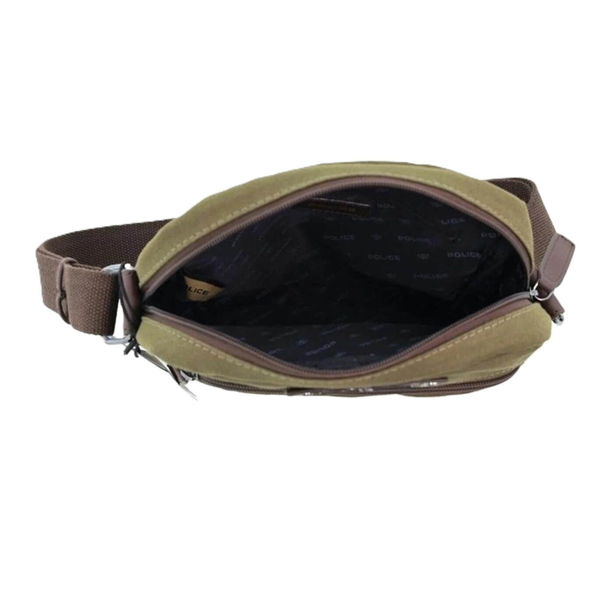 POLICE Wings Canvas Mens Messenger Business Bag w/ Laptop Computer