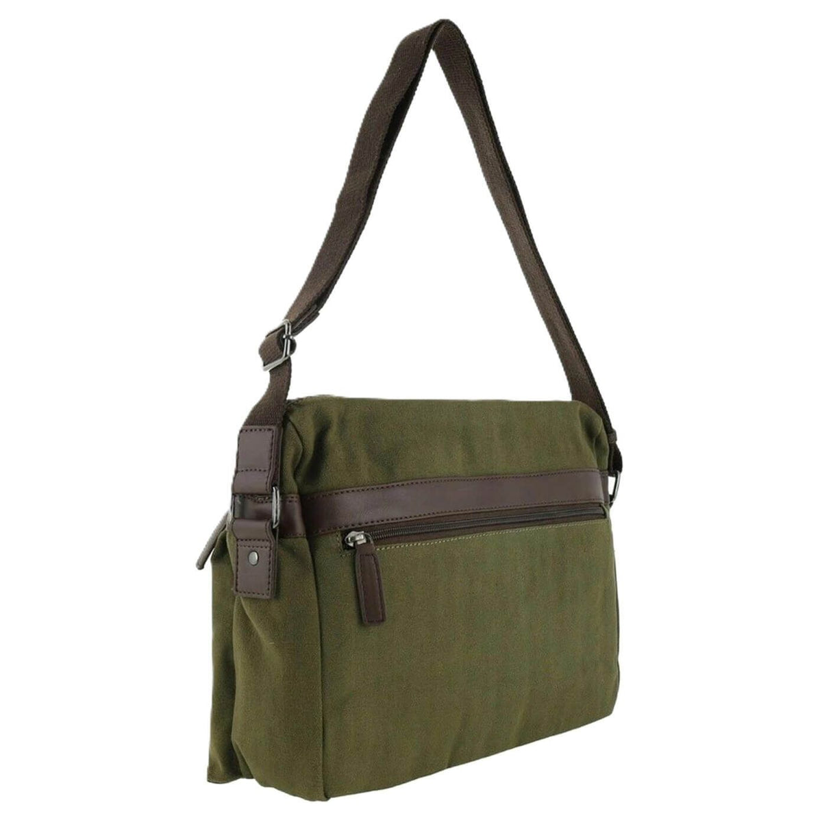 POLICE Wings Canvas Mens Messenger Business Bag w/ Laptop Computer