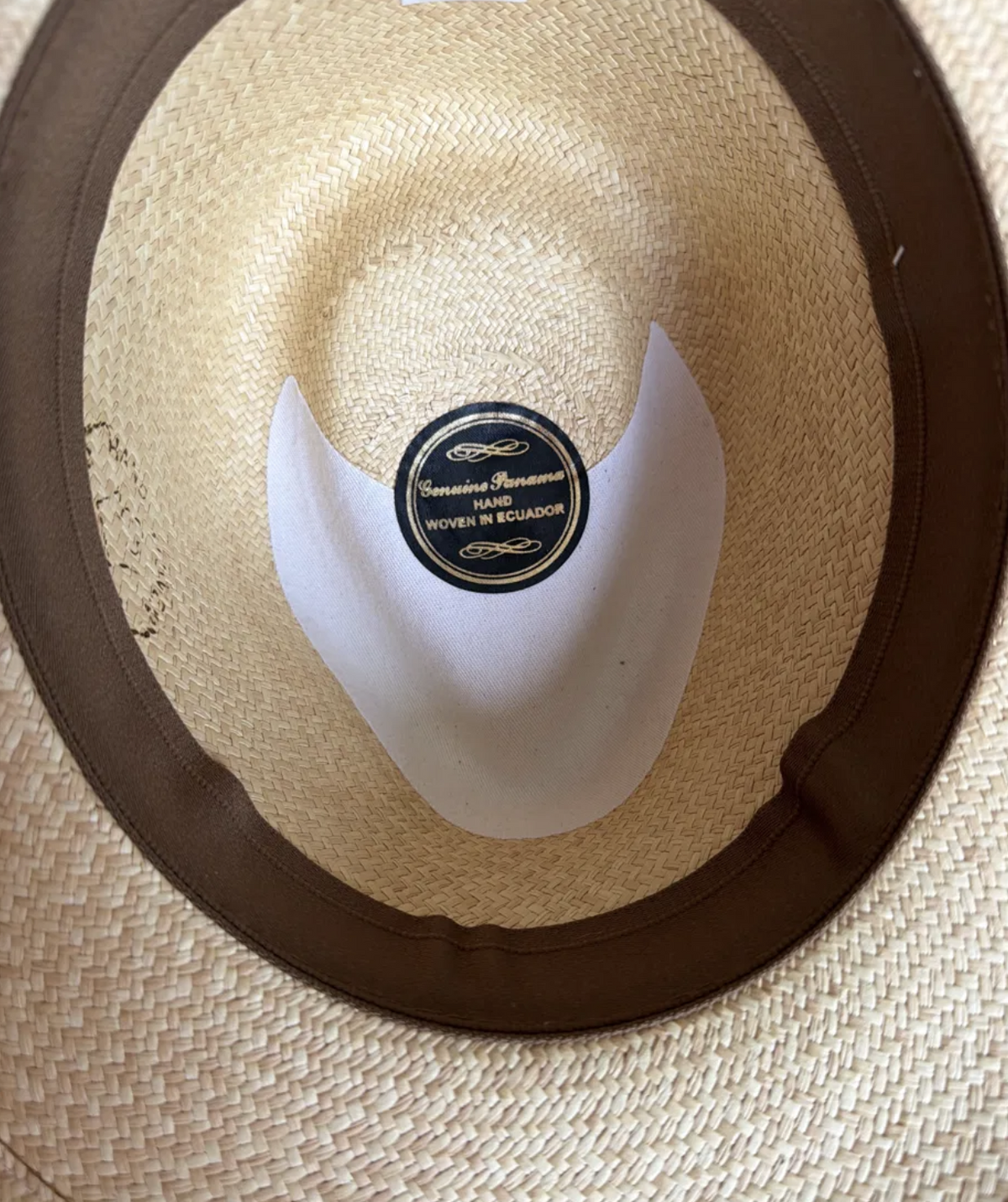 Hand Woven Genuine Panama Cooler Hat Summer Fedora Waterproof