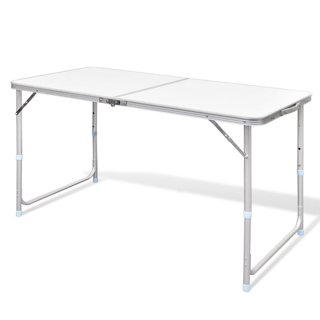 Aluminium Folding Portable Garden Camping Picnic BBQ Table Height